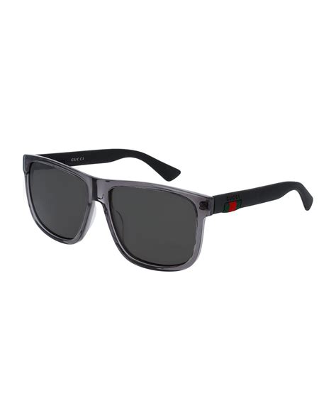 gucci sunglasses square men|Gucci polarized sunglasses men's.